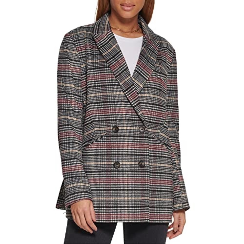 NWT Levi Women's Wool Blend Double Breasted Blazer